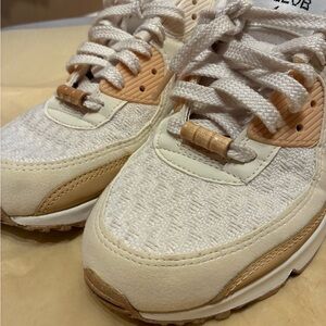 Nike Cream and Tan Sun Club Athletic Shoes